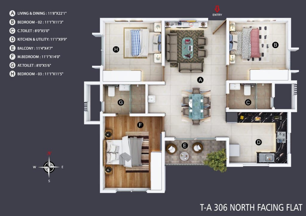 A306 floor plan